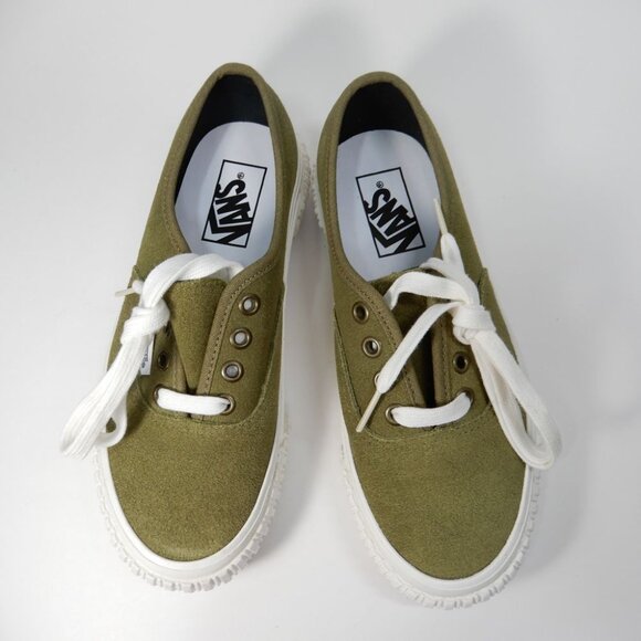 VANS Authentic 44 Lug DX Anaheim Shoes Skate Sneaker Size 6 Olive Green NEW - Picture 7 of 10